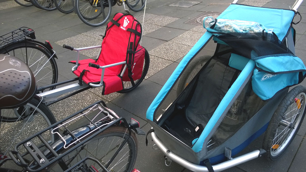 Fahrradsitz Kinder kaufen? Yepp Maxi für das Lastenrad